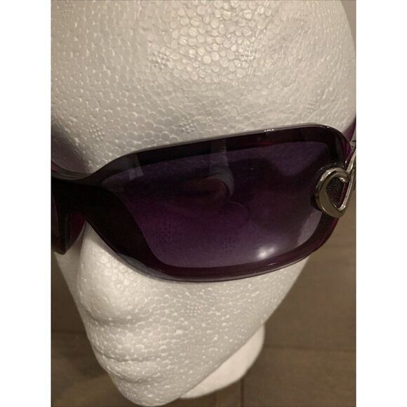 Panama Jack Womens Purple Leopard Print Wrap Sunglasses #14 - Picture 4 of 6